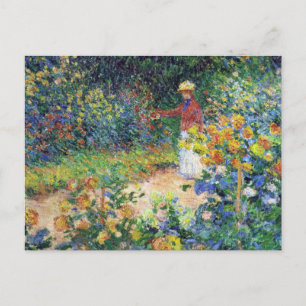 In the Garden by Claude Monet Postcard