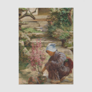 In the Garden by John Charles Arter Tissue Paper