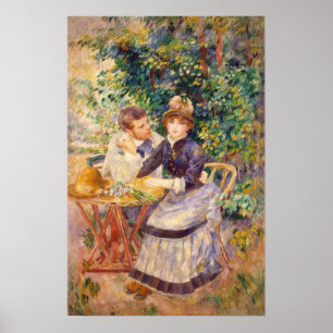 In The Garden, by Pierre-Auguste Renoir Poster