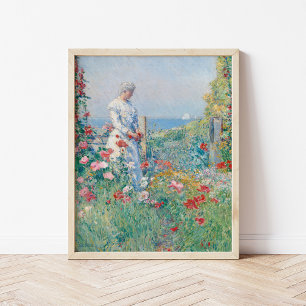 In the Garden   Childe Hassam Poster