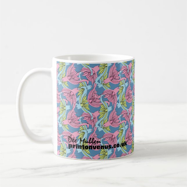 "In the Garden" Classic White Mug (Left)