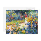 In the Garden Claude Monet woman painting