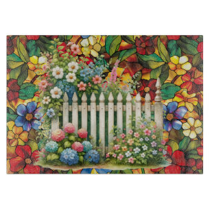 In The Garden  Cutting Board