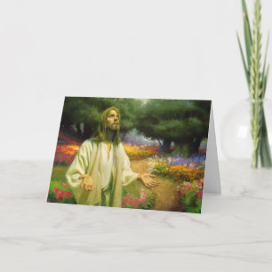 In The Garden Greeting Card