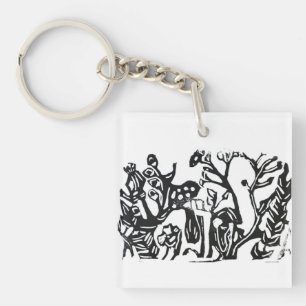 In the Garden Key Ring