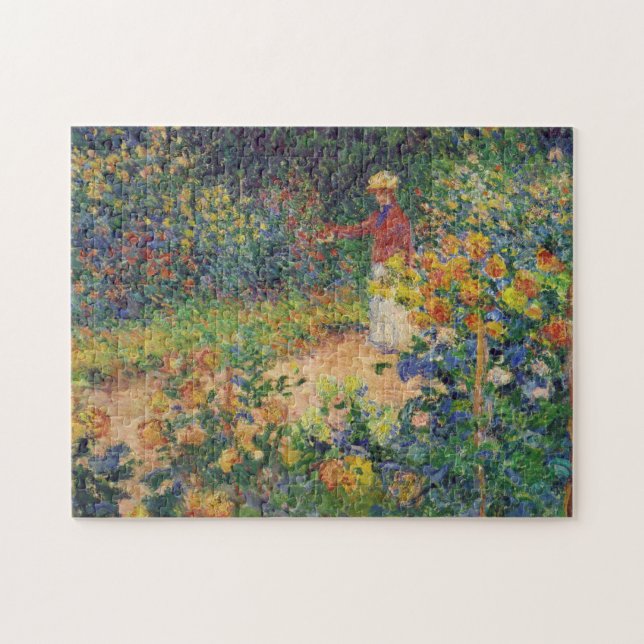 In the Garden, Monet Jigsaw Puzzle (Horizontal)