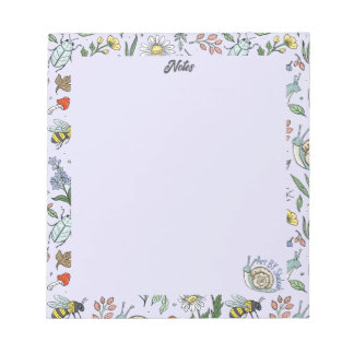 In the Garden Notepad