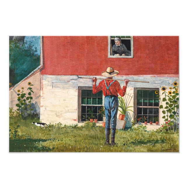 In the Garden Photo Print (Front)
