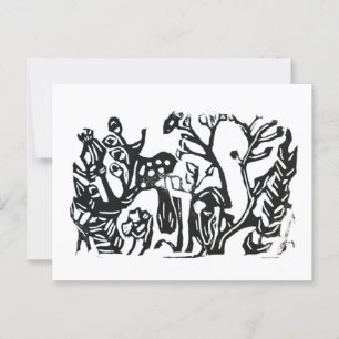 In the Garden Postcard