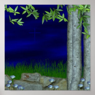 IN THE GARDEN POSTER