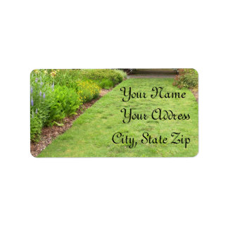 In the Garden Theme Label