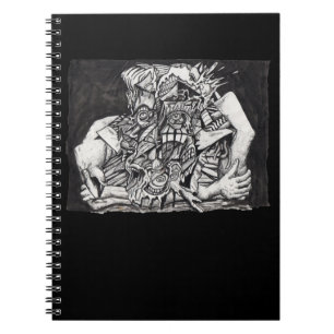 In the Grip, by Brian Benson Spiral Notebook
