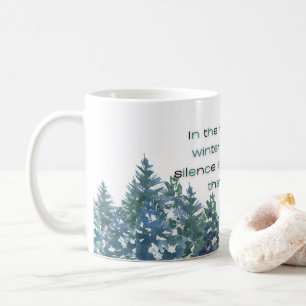 In The Heart Of The Winter Forest Coffee Mug