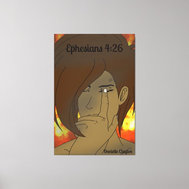 In the Heat of the Moment Canvas Print (Front)