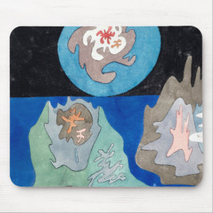 In the land of precious stones by paul klee mouse pad