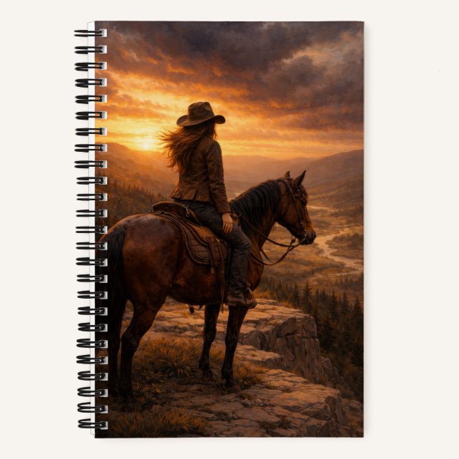 In the Light | Horse Art | Notebook (Front)