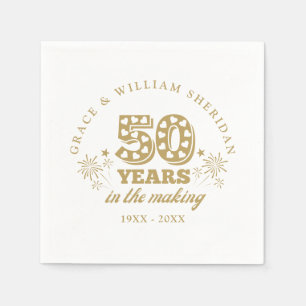 In The Making 50th Wedding Anniversary Napkin
