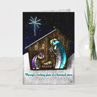 In The Manger - Personalised Holiday Card