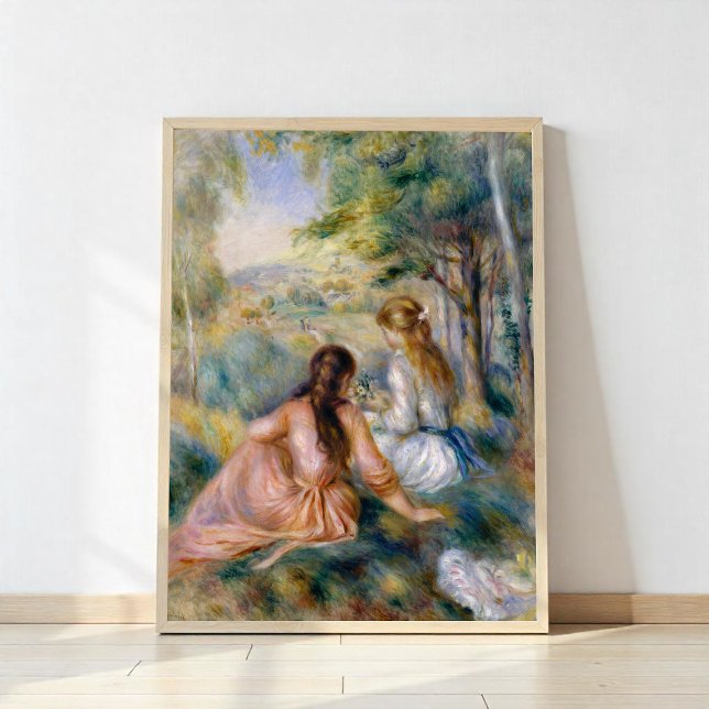 In the Meadow, Pierre-Auguste Renoir Poster (Creator Uploaded)