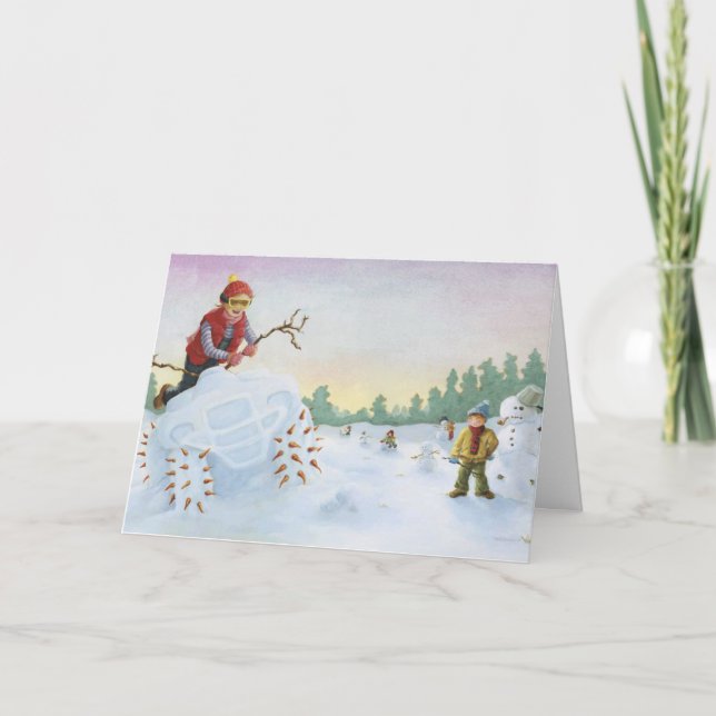 In the Meadow we can Build an... ATV Holiday Card (Front)