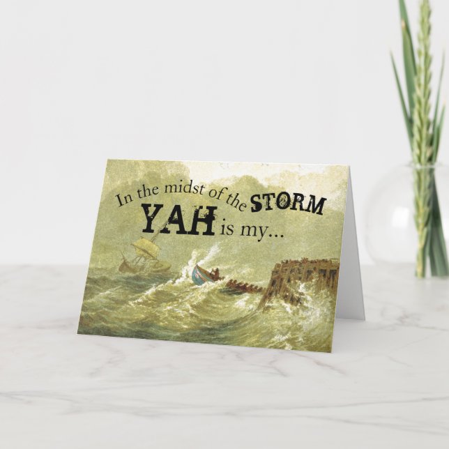 In the Midst of the Storm Encouragement Card (Front)