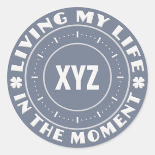 IN THE MOMENT custom stickers