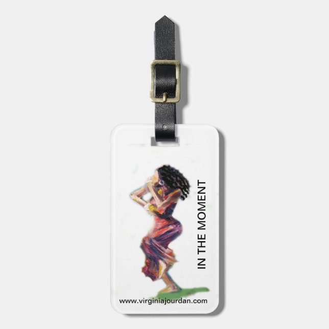 In The Moment luggage tag (Front Vertical)