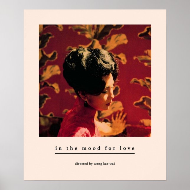 In the mood for love Wong Karwai Tony Leung Maggie Poster (Front)
