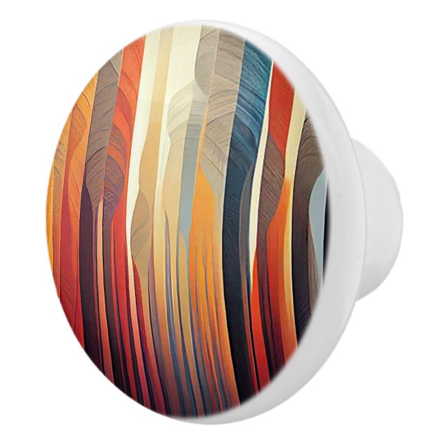 “In the Moonlight” Ceramic Door Knob (Right)