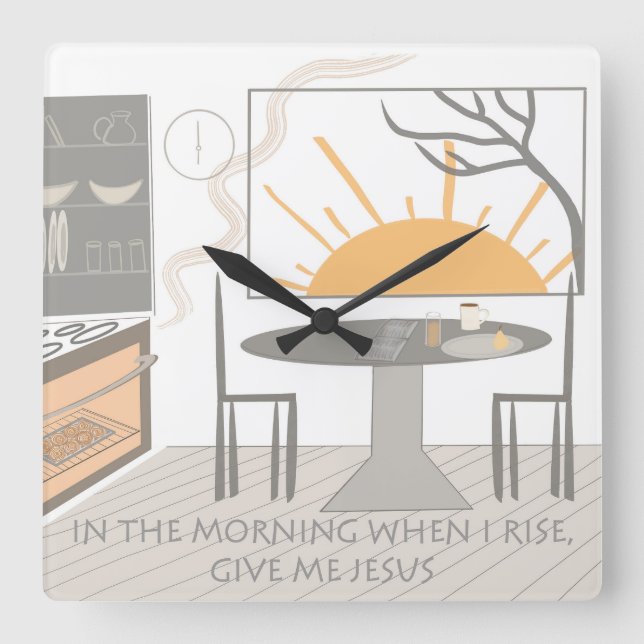 In the morning clock (Front)