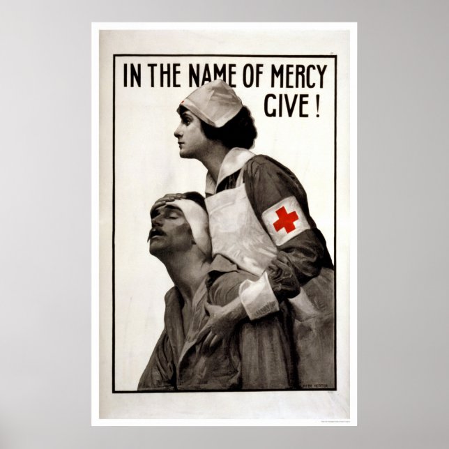 In the name of mercy give! poster (Front)