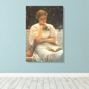 In the Orangery by Charles Edward Perugini Canvas Print