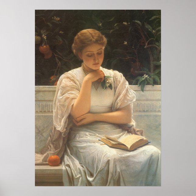 In the Orangery by Charles Edward Perugini Poster (Front)