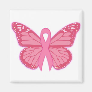 In The Pink Butterfly Magnet