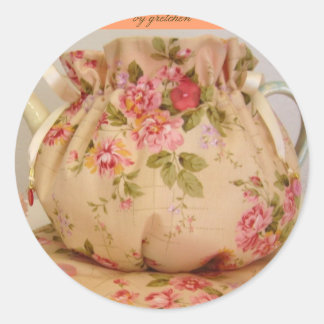 In the Pinks Tea Cosy 2 Stickers