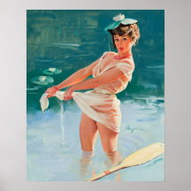 In the Pond Pin Up