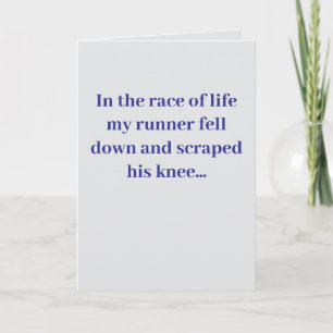 In the race of life... #1 Joke Card