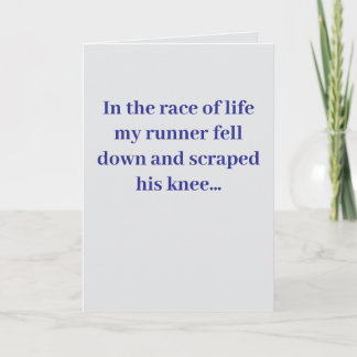 In the race of life... #1 Joke Card