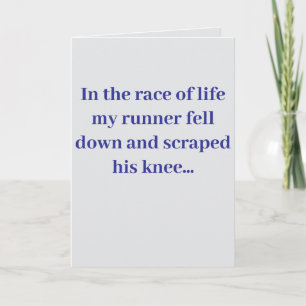 "In the race of life..." #2 Joke (Any) Card