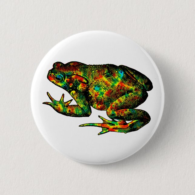 IN THE RAINFOREST 6 CM ROUND BADGE (Front)