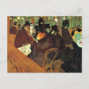 In the Rouge by Toulouse-Lautrec Postcard