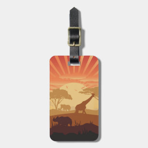 In The Safari Luggage Tag