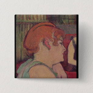 In the Salon at the Rue des Moulins 15 Cm Square Badge