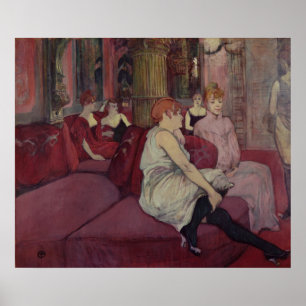 In the Salon at the Rue des Moulins, 1894 Poster