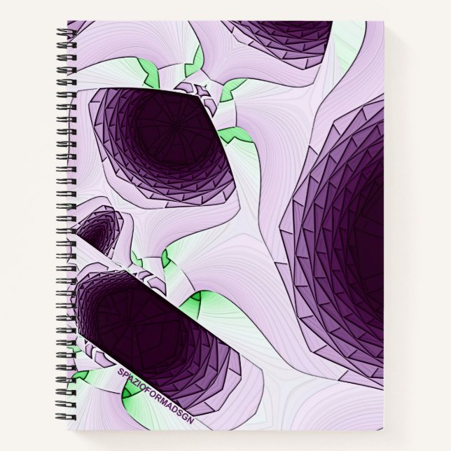 In the shade of colour Violet Notebook (Front)