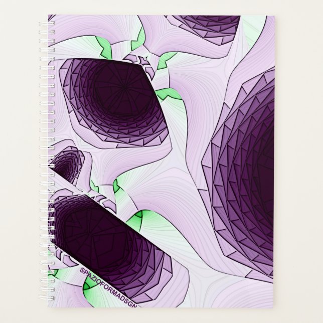 In the shade of colour Violet Planner (Front)