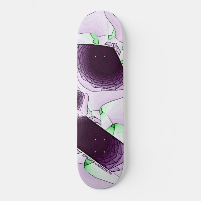 In the shade of colour Violet Skateboard (Front)