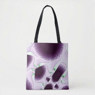 In the shade of colour Violet Tote Bag