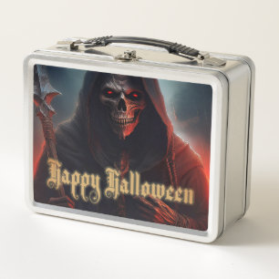 In the shadow of the Grim Reaper - Halloween Metal Lunch Box