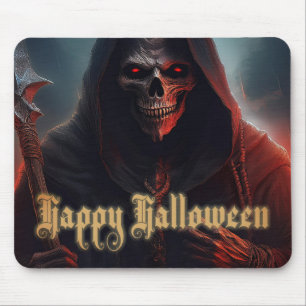 In the shadow of the Grim Reaper - Halloween Mouse Pad